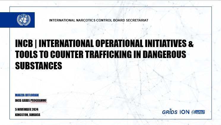 Marzia Deflorian (@marzianatn) on Twitter photo Despite #TropicalStormRafael successfully concluded a 2-day training on NPS, non-medical opioids, and dangerous substances for Jamaican officers 🇯🇲. Now officers have access to INCB's communication & intelligence tools. Thanks to 🇺🇸 for the support and <a href="/CImpacs/">CARICOM IMPACS</a> for coordinating Despite #TropicalStormRafael successfully concluded a 2-day training on NPS, non-medical opioids, and dangerous substances for Jamaican officers 🇯🇲. Now officers have access to INCB's communication & intelligence tools. Thanks to 🇺🇸 for the support and <a href="/CImpacs/">CARICOM IMPACS</a> for coordinating