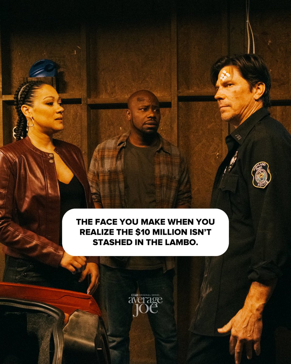 BET's tweet photo. Ain’t nothing average about this reminder! Go make your voice heard—and don’t miss a new episode of #AverageJoeBET tomorrow at 10/9c!
Lambo sold separately. 😉 https://t.co/qvYHYu1rL8