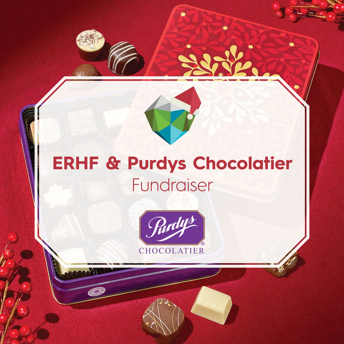 This holiday season, we're partnering with Purdys Chocolatier. Make an impact on local health care with every purchase.

1.⁠ ⁠Visit our fundraising site fundraising.purdys.com/2014517-122791
Prefer to order by phone or email? Contact our office directly for assistance with your order.