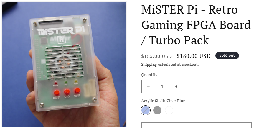 A group of individuals with a competing interest are angry that we are selling affordable MiSTer hardware. 

As a middle finger to them and thanks to the people who actually matter, all Batch 2 MiSTER Pi = -$5 

If you were threatened before this, it's going to get much worse.