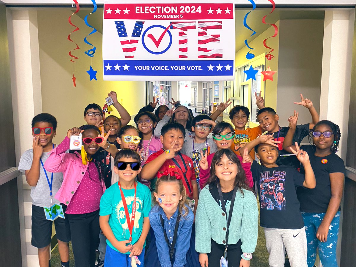 MsLu_OLE's tweet photo. Election Day! 3rd graders had the opportunity to cast in their votes! @OLE_Leopards @katyisd @3rd_ole https://t.co/oD9bja9TIh