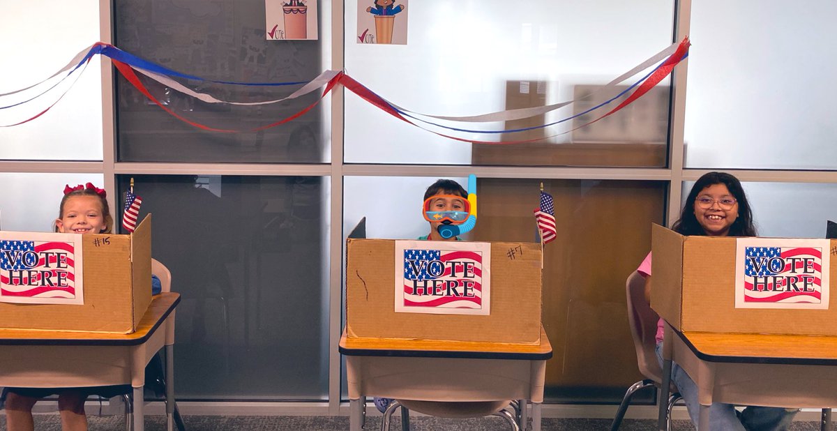 Election Day! 3rd graders had the opportunity to cast in their votes! <a href="/OLE_Leopards/">Leonard Elementary</a> <a href="/katyisd/">Katy ISD</a> <a href="/3rd_ole/">Leonard Third Grade</a>