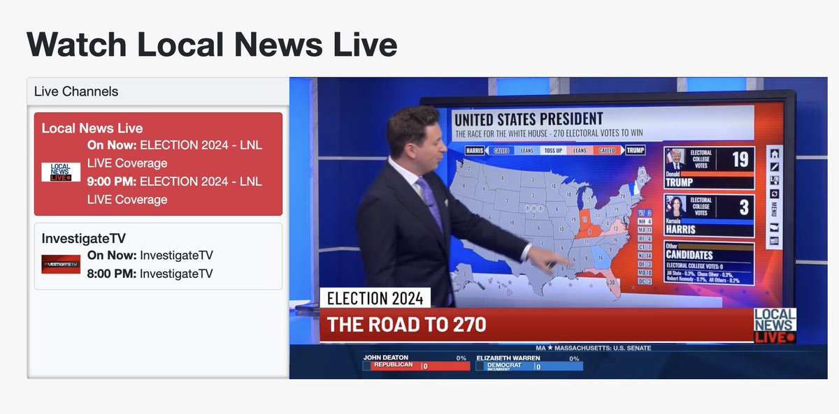 George Marshalek (@marshalekgeorge) on Twitter photo Watching <a href="/LocalNewsLiveTV/">Local News Live | LNL</a> #Election2024 coverage while at the office. Appreciate everything that goes into a night like tonight for <a href="/GrayMediaGTN/">Gray Media</a>. These are the moments when real journalism (especially local) truly matters. Watching <a href="/LocalNewsLiveTV/">Local News Live | LNL</a> #Election2024 coverage while at the office. Appreciate everything that goes into a night like tonight for <a href="/GrayMediaGTN/">Gray Media</a>. These are the moments when real journalism (especially local) truly matters.