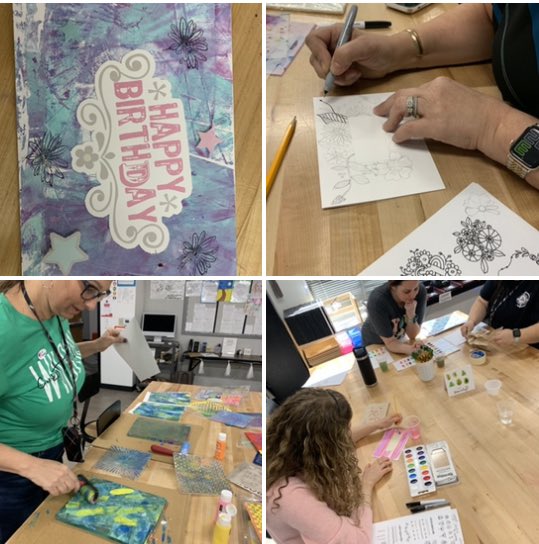 Mrs. Q (@aquinonez202) on Twitter photo So much fun teaching “Mixed Media Greeting Cards” at our CISD PD training!
@coppellisd <a href="/CoppellFineArts/">Coppell ISD Fine Arts</a> <a href="/PTO_Wilson/">Wilson Elementary PTO (Coppell)</a> So much fun teaching “Mixed Media Greeting Cards” at our CISD PD training!
@coppellisd <a href="/CoppellFineArts/">Coppell ISD Fine Arts</a> <a href="/PTO_Wilson/">Wilson Elementary PTO (Coppell)</a>
