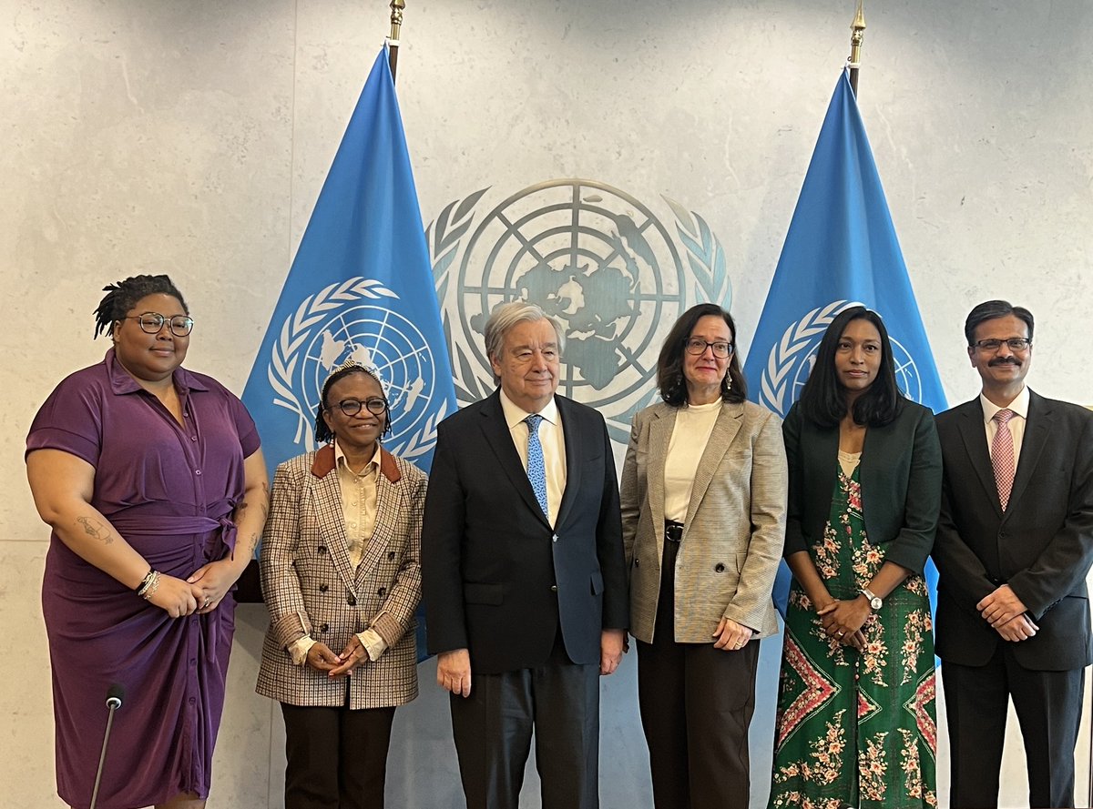 UN Special Rapporteur on the Right to Development (@unsrdevelopment) on Twitter photo It was a pleasure for Coordination Committee of <a href="/UN_SPExperts/">UN Special Procedures</a> to meet UN Secretary-General <a href="/antonioguterres/">António Guterres</a> in New York to discuss our role in implementing the "Pact for the Future" & overcoming multiple challenges faced by the HRs system <a href="/drtlaleng/">Dr Tlaleng Mofokeng</a> <a href="/IE_OlderPersons/">Claudia Mahler - UN Independent Expert</a> <a href="/PriyaG2021/">Priya Gopalan</a> It was a pleasure for Coordination Committee of <a href="/UN_SPExperts/">UN Special Procedures</a> to meet UN Secretary-General <a href="/antonioguterres/">António Guterres</a> in New York to discuss our role in implementing the "Pact for the Future" & overcoming multiple challenges faced by the HRs system <a href="/drtlaleng/">Dr Tlaleng Mofokeng</a> <a href="/IE_OlderPersons/">Claudia Mahler - UN Independent Expert</a> <a href="/PriyaG2021/">Priya Gopalan</a>
