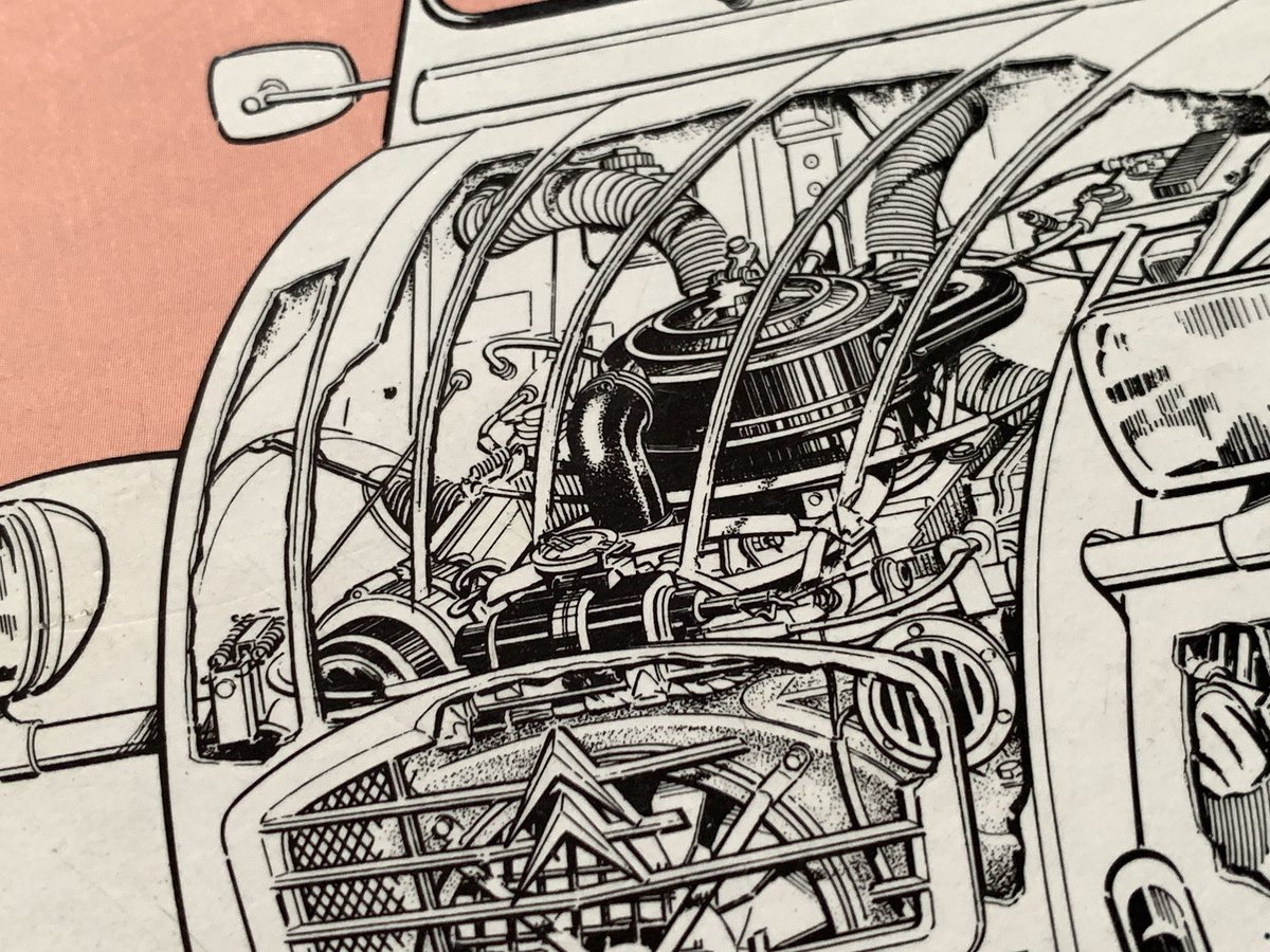 The world may be about to turn on its axis but I’m self-soothing over here by gazing at <a href="/HaynesManuals/">Haynes Manuals</a> illustrations 💛 
Always exquisite, always hidden in plain sight.