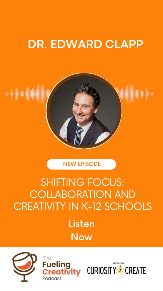 Taylor & Francis (@wearetandf) on Twitter photo Congratulations on the publish of "The Participatory Creativity Guide for Educators", and the wonderful new podcast featuring Dr. Edward Clapp. Take a listen: podbean.com/media/share/pb…
<a href="/EdwardPClapp/">Edward P. Clapp</a> <a href="/ProjectZeroHGSE/">Project Zero</a> <a href="/Cyndiburnett/">Dr. Cyndi Burnett</a> <a href="/CreativityandE/">CreativityandEducation</a> <a href="/JJ_Rains/">Julie Rains</a> Congratulations on the publish of "The Participatory Creativity Guide for Educators", and the wonderful new podcast featuring Dr. Edward Clapp. Take a listen: podbean.com/media/share/pb…
<a href="/EdwardPClapp/">Edward P. Clapp</a> <a href="/ProjectZeroHGSE/">Project Zero</a> <a href="/Cyndiburnett/">Dr. Cyndi Burnett</a> <a href="/CreativityandE/">CreativityandEducation</a> <a href="/JJ_Rains/">Julie Rains</a>