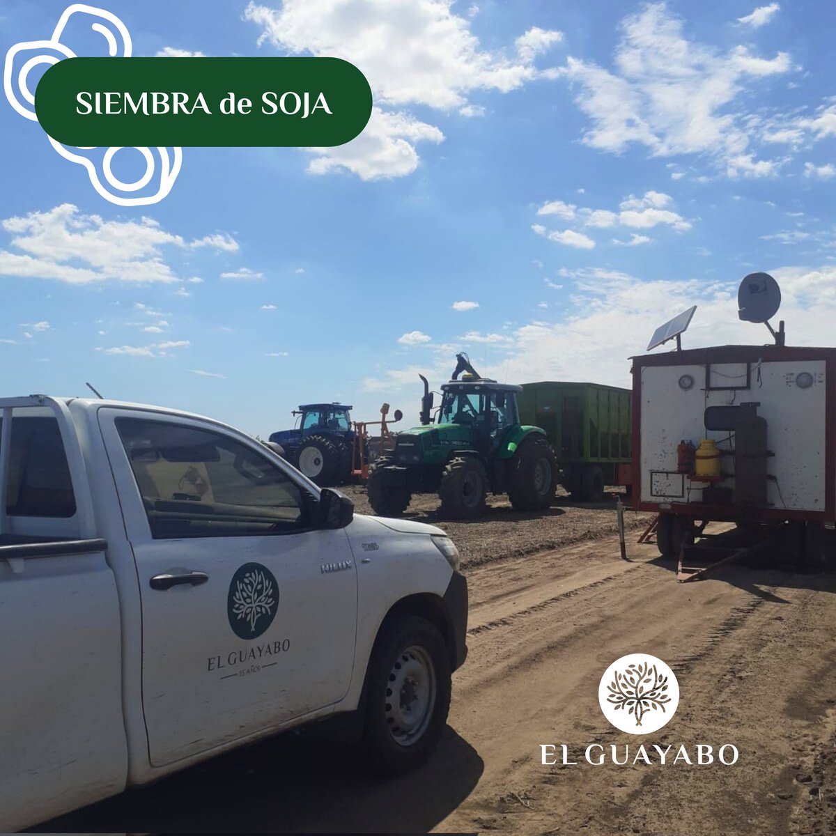 ElGuayaboSrl's tweet photo. Trabajamos a la par del productor > Jorge Bertossi nos elije un año más 💪🏼 
Se siembra #Soja 🌱
Semillas tratadas con 
• APRON ® MAXX RFC 
#FungicidaTerápico que protege la germinación y el desarrollo inicial del cultivo.
#ElGuayabo 🌳 📲🙋🏼
Somos @Syngenta_ar https://t.co/4HfIYwlq5J