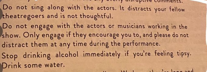 iShowTunes's tweet photo. 😵‍💫  🙄  🤣 ...
#Broadway #Theatre #MusicalTheatre #Plays 
#AudienceEtiquitte #ActorProblems #PattiLuPoneWILLstopThisShow https://t.co/jGaNYZcs9l