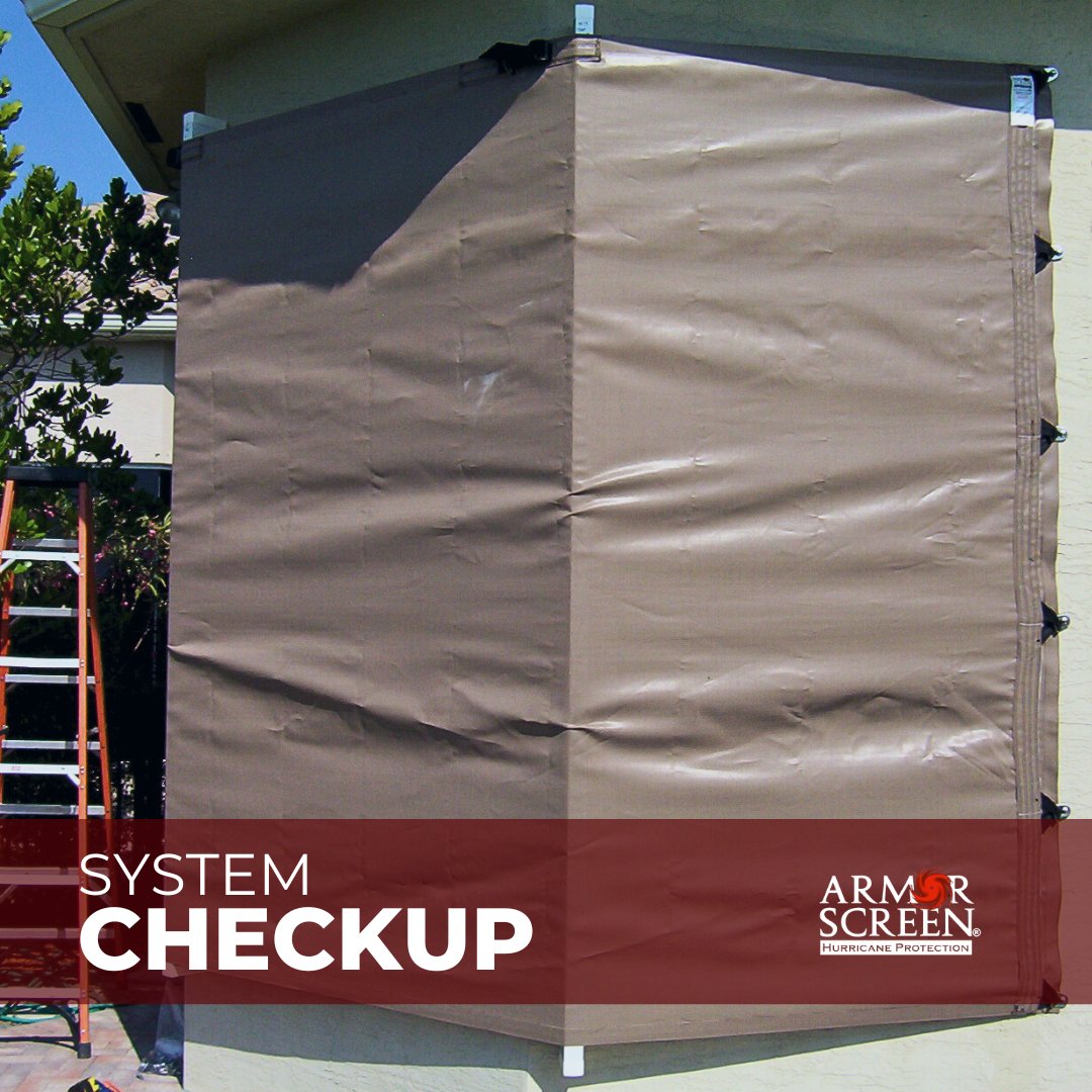 ArmorScreen's tweet image. 🌪️ As hurricane season winds down, now is the perfect time to check your Armor Screen setup for any needed maintenance. Keep your system clean, secure, and ready for next season to ensure you’re always prepared. #HurricaneProtection #ArmorScreen #Preparedness #HomeSafety