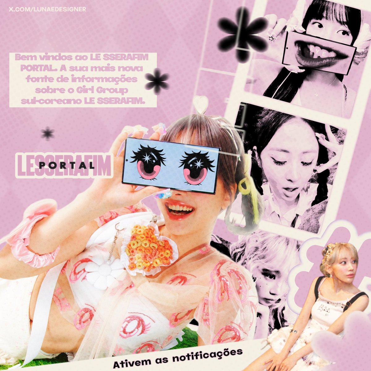 🩷 | Bem vindos ao LE SSERAFIM PORTAL!

O sua mais nova fonte de informações sobre o Girl Group sul-coreano #LE_SSERAFIM (<a href="/le_sserafim/">LE SSERAFIM</a>).

📌 Nos siga e ative as notificações para saber tudo! 

• Nós siga nas redes sociais:

📸:instagram.com/lesserafim_por…