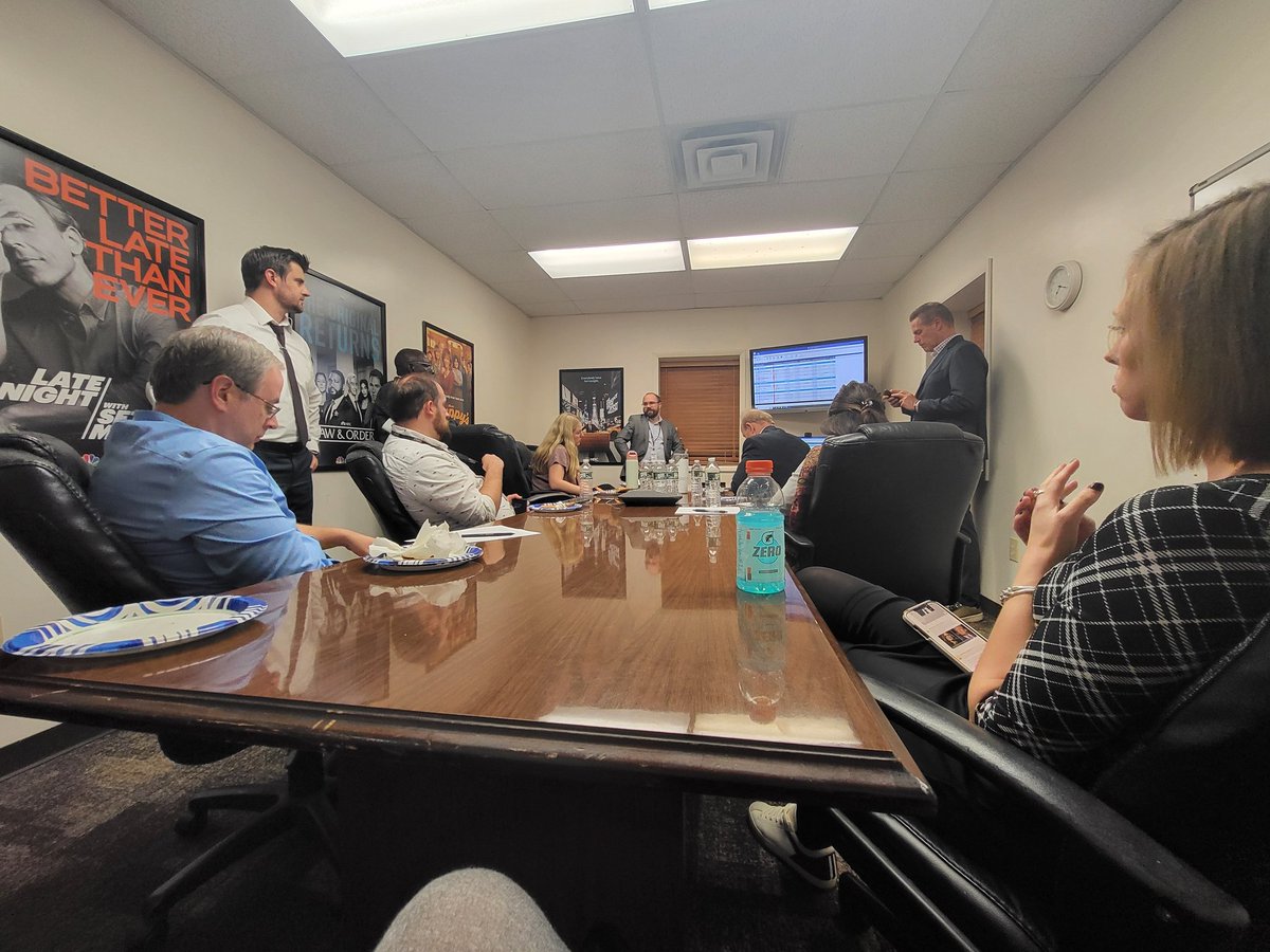 News meeting between the #ElectionNight broadcasts <a href="/WNYT/">WNYT NewsChannel 13</a>