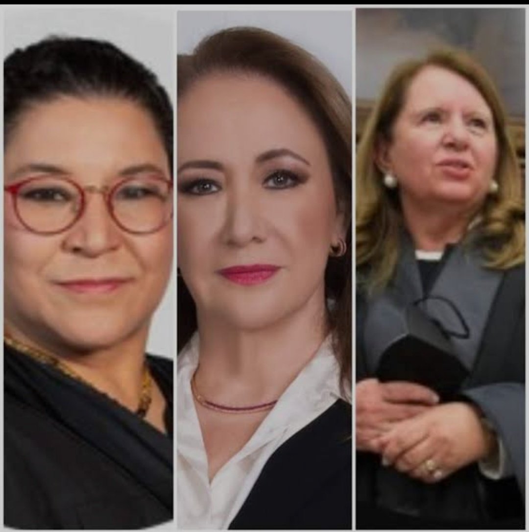 Un aplauso de pie para estas chingonAs <a href="/LeniaBatres/">Lenia Batres</a> <a href="/lorettaortiza/">Loretta Ortiz Ahlf</a> y <a href="/YasminEsquivel_/">Yasmín Esquivel Mossa</a>

Guardianas de la Constitución, el pueblo de México y de la PATRIA.

🇲🇽⚖️👩‍⚖️