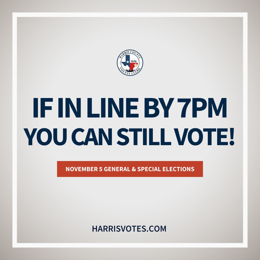 Harris County Elections Department tweet media