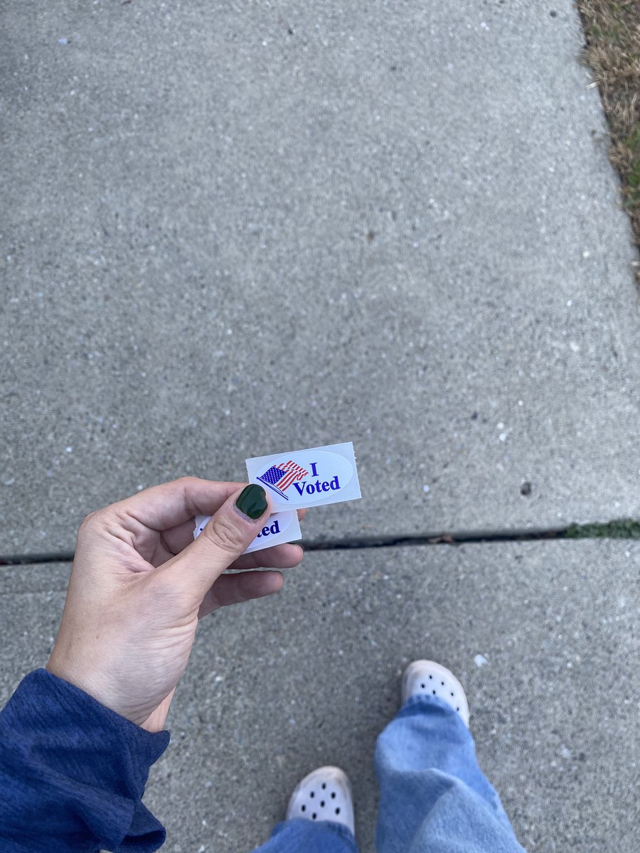I vote for myself.
I vote for my family &amp; friends. 
I vote for the students that I work with.
I vote for vulnerable populations. 
I vote for my community. 
I vote to make a change.