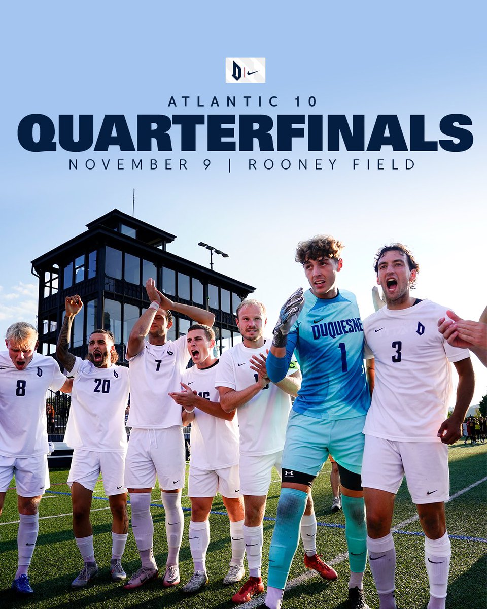 𝐖𝐄’𝐑𝐄 𝐇𝐎𝐒𝐓𝐈𝐍𝐆 

The Dukes return to Rooney field 𝐭𝐡𝐢𝐬 𝐒𝐚𝐭𝐮𝐫𝐝𝐚𝐲 at 7pm as they take on Fordham AGAIN for the Atlantic 10 Quarterfinals 

#GoDukes