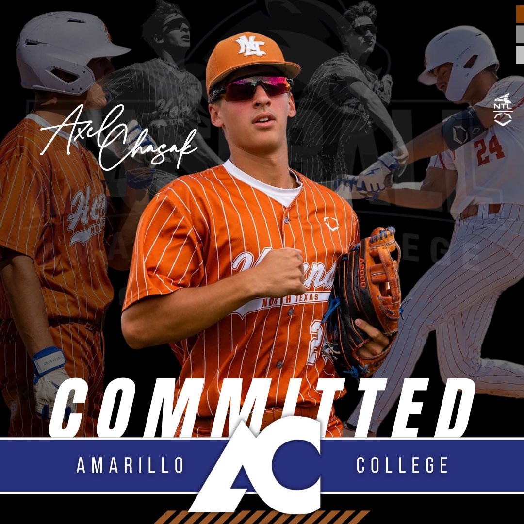 NTLBC (@ntlbaseball) on Twitter photo Congratulations to 2025 <a href="/axel_chasak2025/">Axel Chasak</a> on his commitment to <a href="/ACBaseball806/">Amarillo College Baseball</a>
<a href="/FiveTool/">Five Tool Baseball</a> @PBR_Uncommitted @PBR_JUCO <a href="/FiveToolJUCO/">Five Tool JUCO</a> Congratulations to 2025 <a href="/axel_chasak2025/">Axel Chasak</a> on his commitment to <a href="/ACBaseball806/">Amarillo College Baseball</a>
<a href="/FiveTool/">Five Tool Baseball</a> @PBR_Uncommitted @PBR_JUCO <a href="/FiveToolJUCO/">Five Tool JUCO</a>