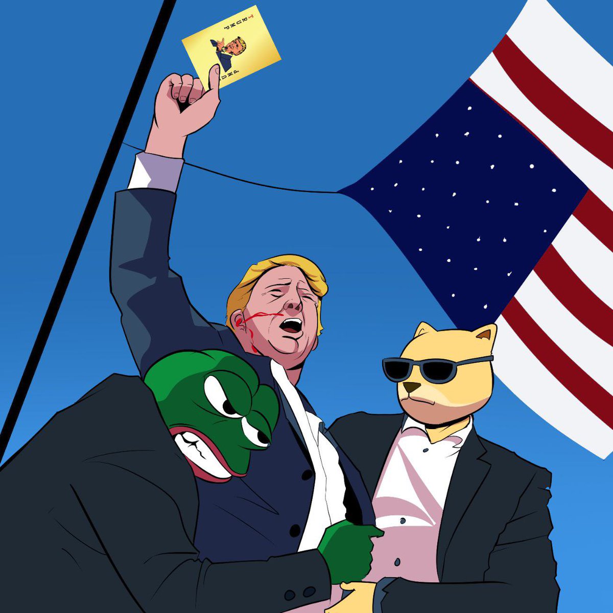 PEPEGOESTOSCH's tweet photo. @TrumpCardsol @pumpdotfun We will protect the card until the job is done $TCARD #TCARD https://t.co/QdnybL4ZQu