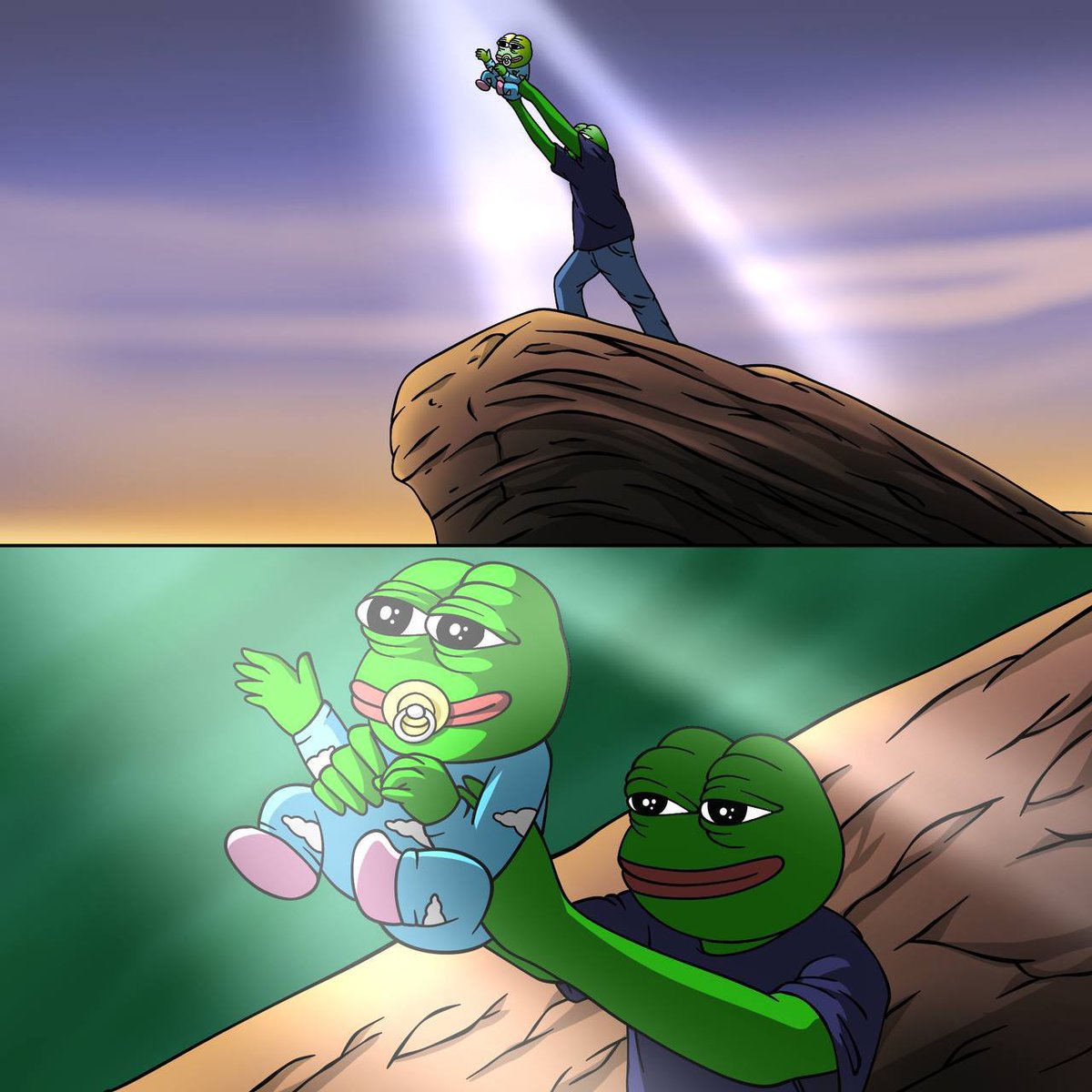 0xDawgyy's tweet photo. @_Crypto_glass @pepecoineth WE ARE THE DIRECT DESCENDANT OF PEPE 0X69!!!!

What happens to the leading baby token of PEPE?????????  

ITS INEVITABLE! 🐸🐸🐸

@0x69babEPepe https://t.co/OM0lXY75EE