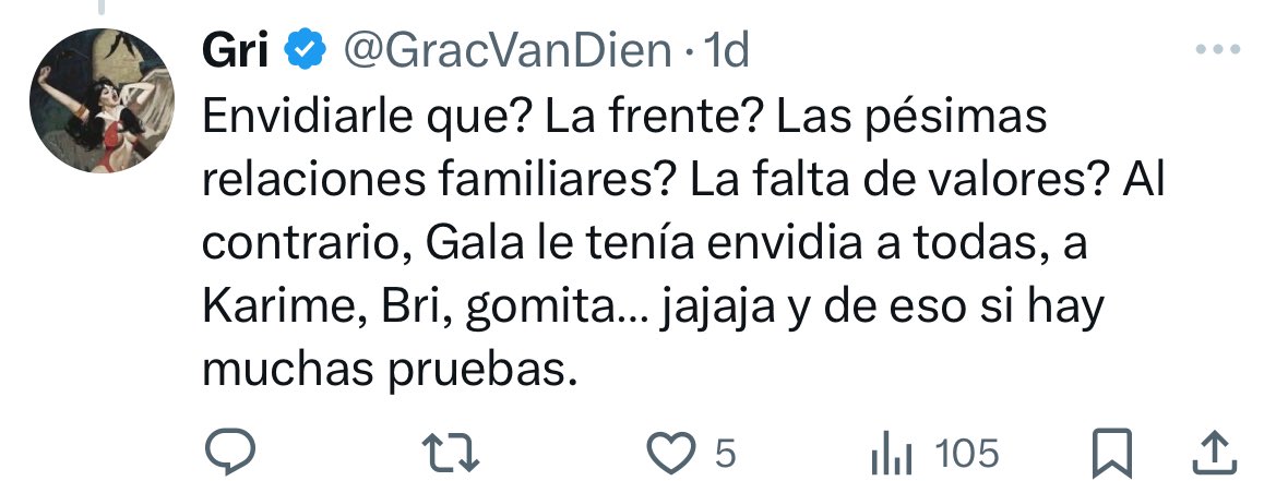 🆘 TODOS POR FAVOR AYUDEN A REPORTAR Y BLOQUEAR ✅

>> x.com/gracvandien?s=…
@.gracvandien

🚨 Reporta está cuenta
NO MENCIONES NI DISCUTAS/  SOLO BLOQUEA + REPORTA