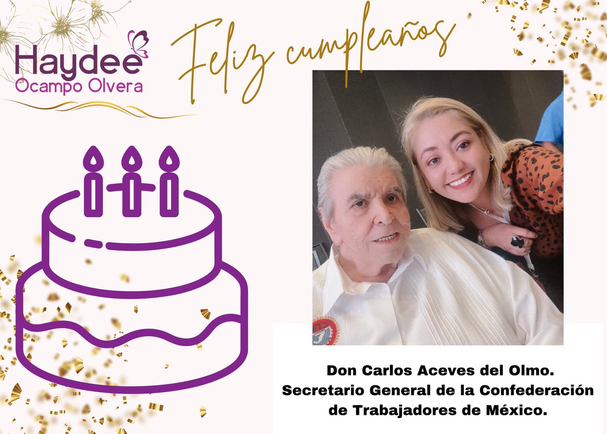Mis más sinceras felicitaciones a nuestro lider nacional <a href="/CarlosAceves_/">Carlos Aceves del Olmo</a>  Secretario General de <a href="/CTM_MX/">CTM Nacional</a> 
Que Dios lo llene de luz y bendiciones.