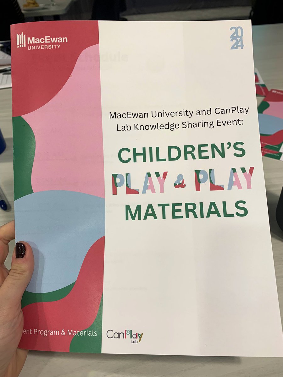 Mackenzie Martin (PhD, she/her) (@martin_m15) on Twitter photo Great to attend a Knowledge Sharing Event today hosted by my wonderful colleague Ozlem Cankaya and the CanPlay Lab on Children’s Play and Play Materials <a href="/MacEwanU/">MacEwan University</a> Great to attend a Knowledge Sharing Event today hosted by my wonderful colleague Ozlem Cankaya and the CanPlay Lab on Children’s Play and Play Materials <a href="/MacEwanU/">MacEwan University</a>