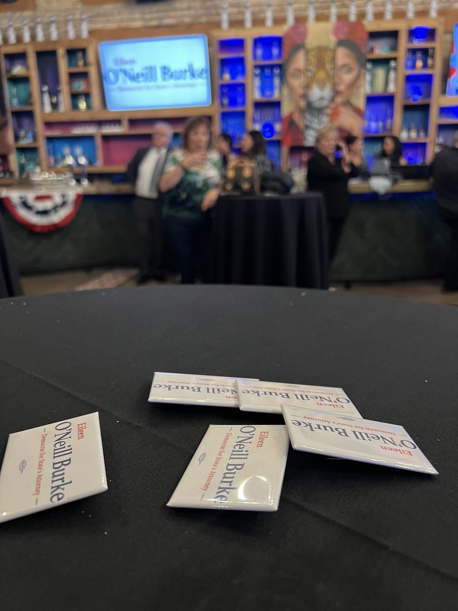 Moe’s Cantina in River North is slowly filling up with supporters of retired judge Eileen O’Neill Burke, who is vying for the open Cook County State’s Attorney seat. Stay tuned to <a href="/WBBMNewsradio/">WBBM Newsradio</a> for full election coverage!
