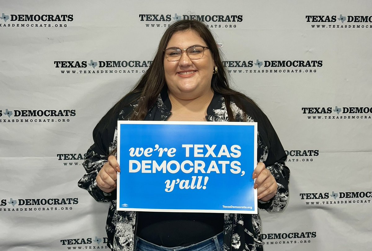 Always and forever proud to be a Texas Democrat 💜