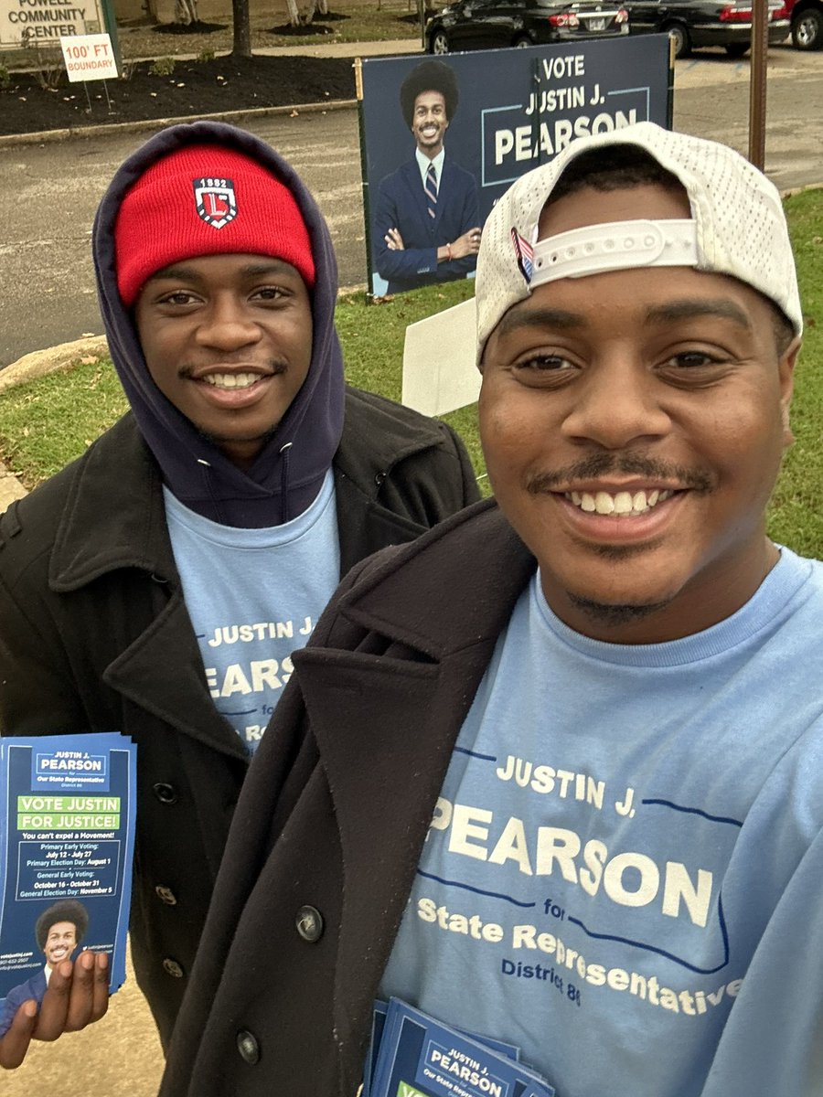 Justin J. Pearson (@justinjpearson) on Twitter photo Grateful to my favorite & longest volunteers—my brothers. Thank you, District 86 for allowing me to campaign for your votes and VP <a href="/KamalaHarris/">Kamala Harris</a> for the chance to fight for you! We all know, when we fight, we win! Let’s keep going & believing. Text your west coast folks! Grateful to my favorite & longest volunteers—my brothers. Thank you, District 86 for allowing me to campaign for your votes and VP <a href="/KamalaHarris/">Kamala Harris</a> for the chance to fight for you! We all know, when we fight, we win! Let’s keep going & believing. Text your west coast folks!