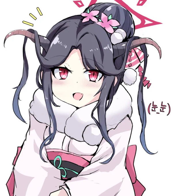 正月フウカ再掲눈‸눈 