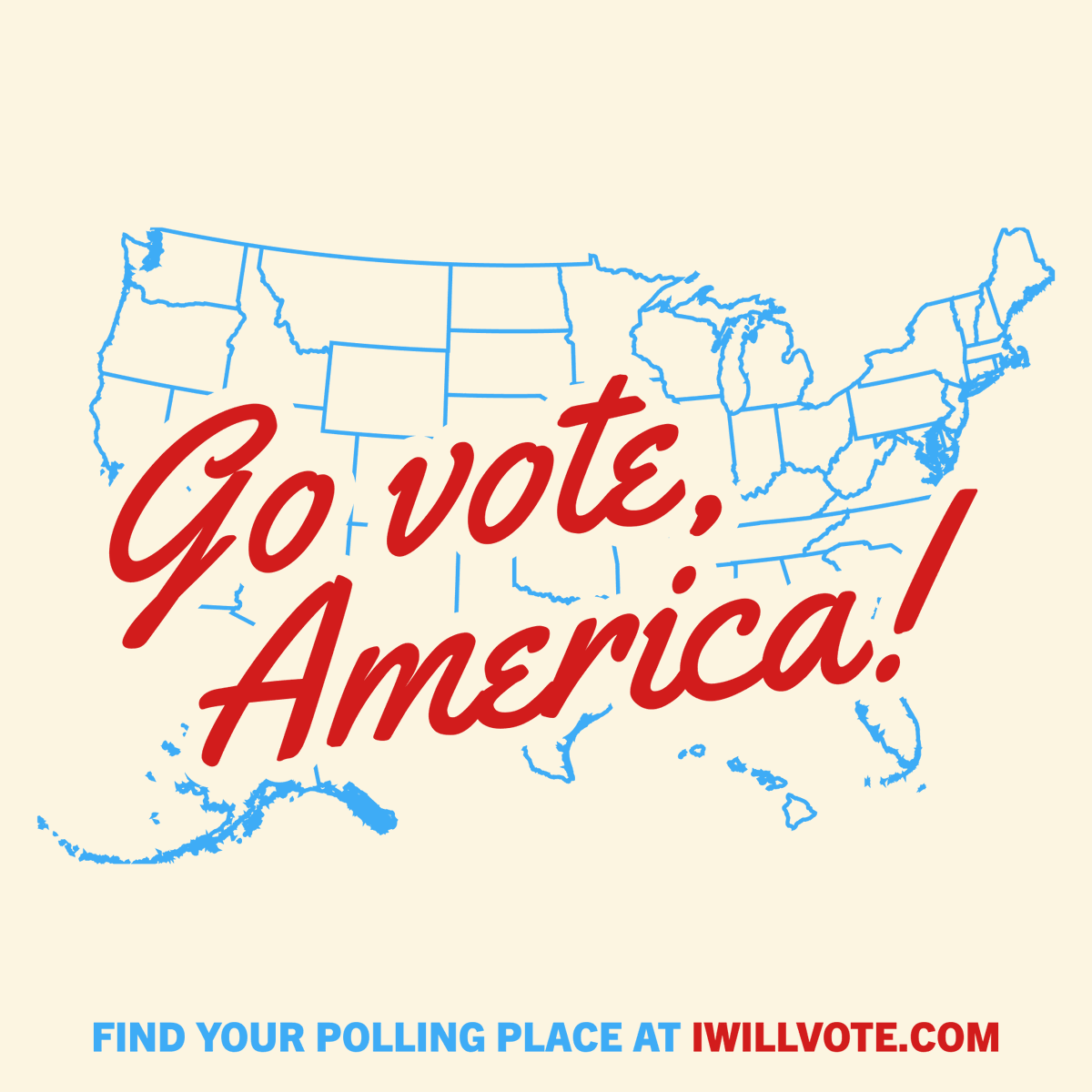 Every second counts, and today is the day. Go to iWillVote.com, get the info you need, and make your voice heard!