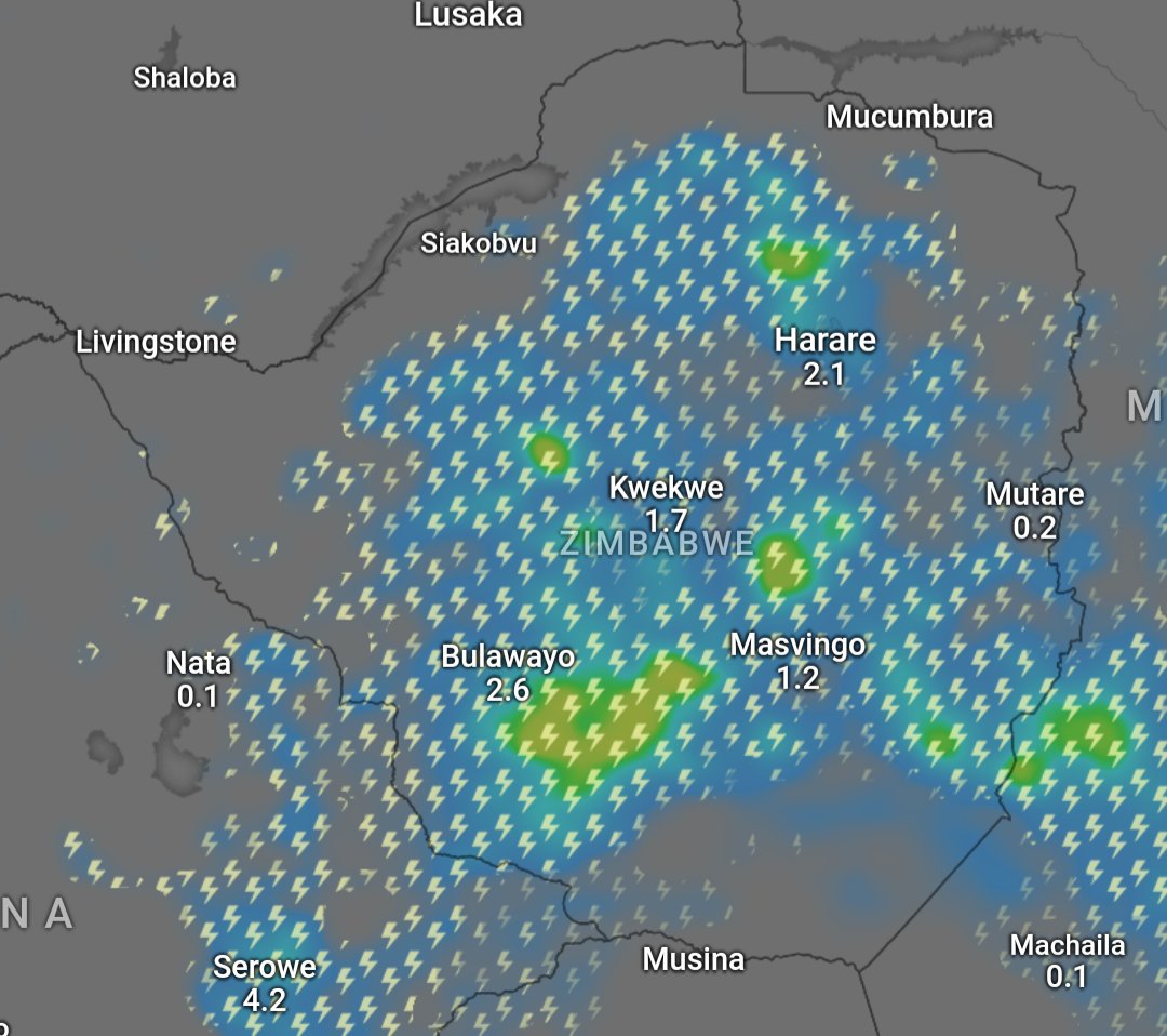 Widespread scattered showers and thundershowers expected across most parts of Zimbabwe on Wednesday. Heavy rains and possible hail may be experienced in some parts of the country. 🌦 ⛈ 🌱 🇿🇼