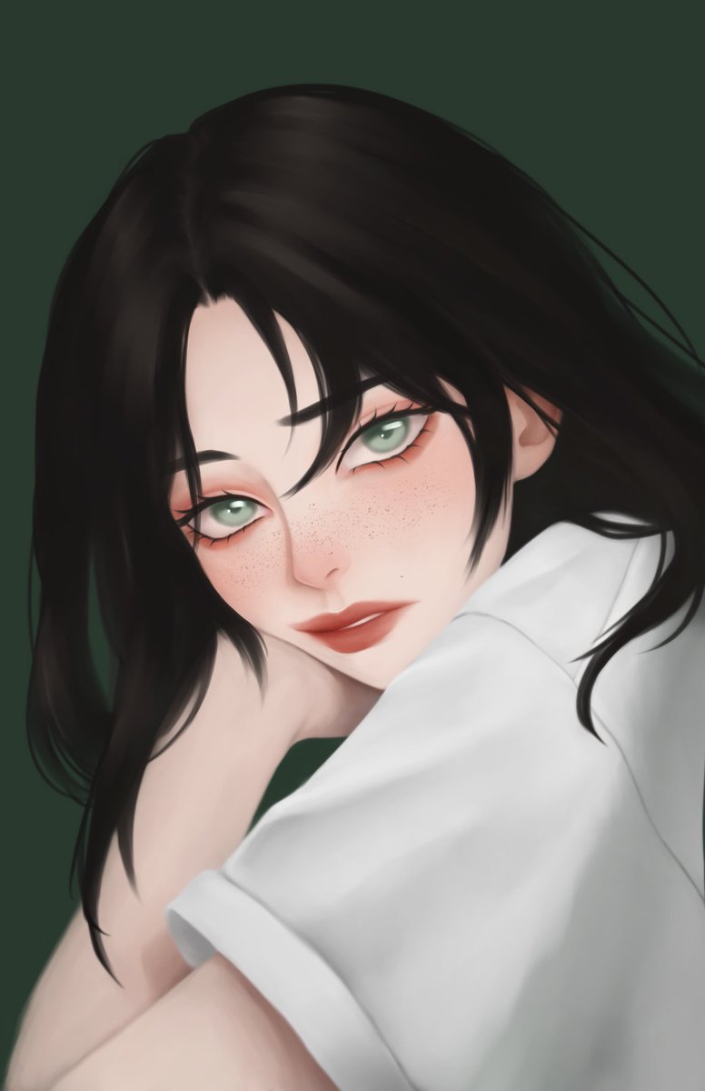 rell_cat's tweet image. practicing drawing pretty girls, the usual