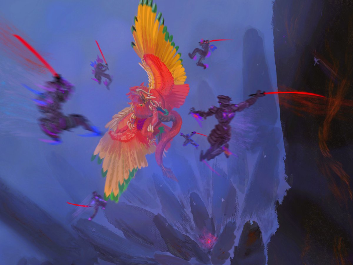 Benhuyna's tweet photo. #terraria #CalamityMod  Yharon vs Terrarian | The God Slayer Dash https://t.co/oERvjWyjtF