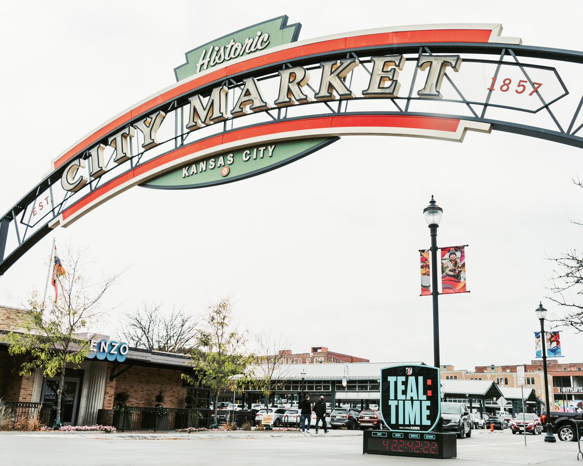 Counting down ‘til our first-ever home playoff match 👀

Get your photos with our clocks around #KCBABY and tag us with #TealTime ⏰
