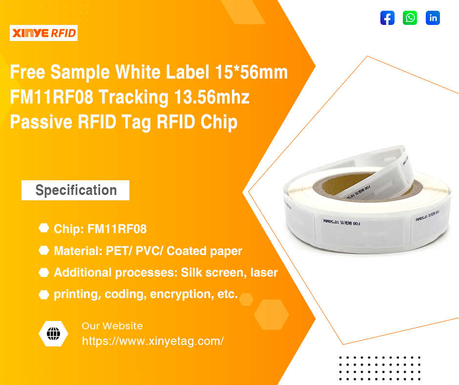 XinyeTag's tweet photo. ⁉️Fudan F08 chip self-adhesive white label readable and writable electronic label
-Size: 15*56mm
-Frequency: 13.56MHZ
-Chip: FM11RF08
-Memory: 8K
-Printing: offset color pattern, various LOGO, various -application logos
-Material: coated paper/PVC/PET
#RFID #hflabel #digitallabel https://t.co/dyQ6WYjXxY