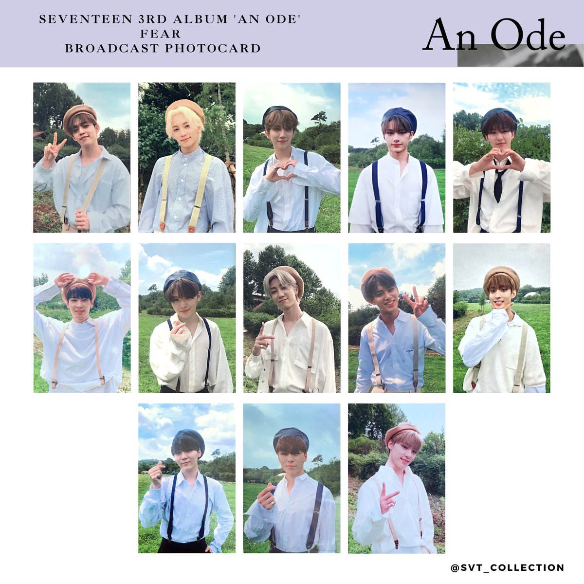 SEVENTEEN An Ode Fear 未公開写真 サノク トレカ ボカチ SEVENTEEN An