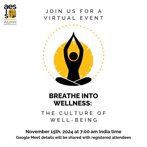AESDelhi's tweet image. 📣 Calling all AES Alumni.

Reconnect with AES and meet our new School Director, Dr. Rand Harrington, as we explore the transformative culture of well-being at AES. 

Registration is mandatory—The Google Meet details will be shared with confirmed guests.

#AESDelhi #AESAlumni