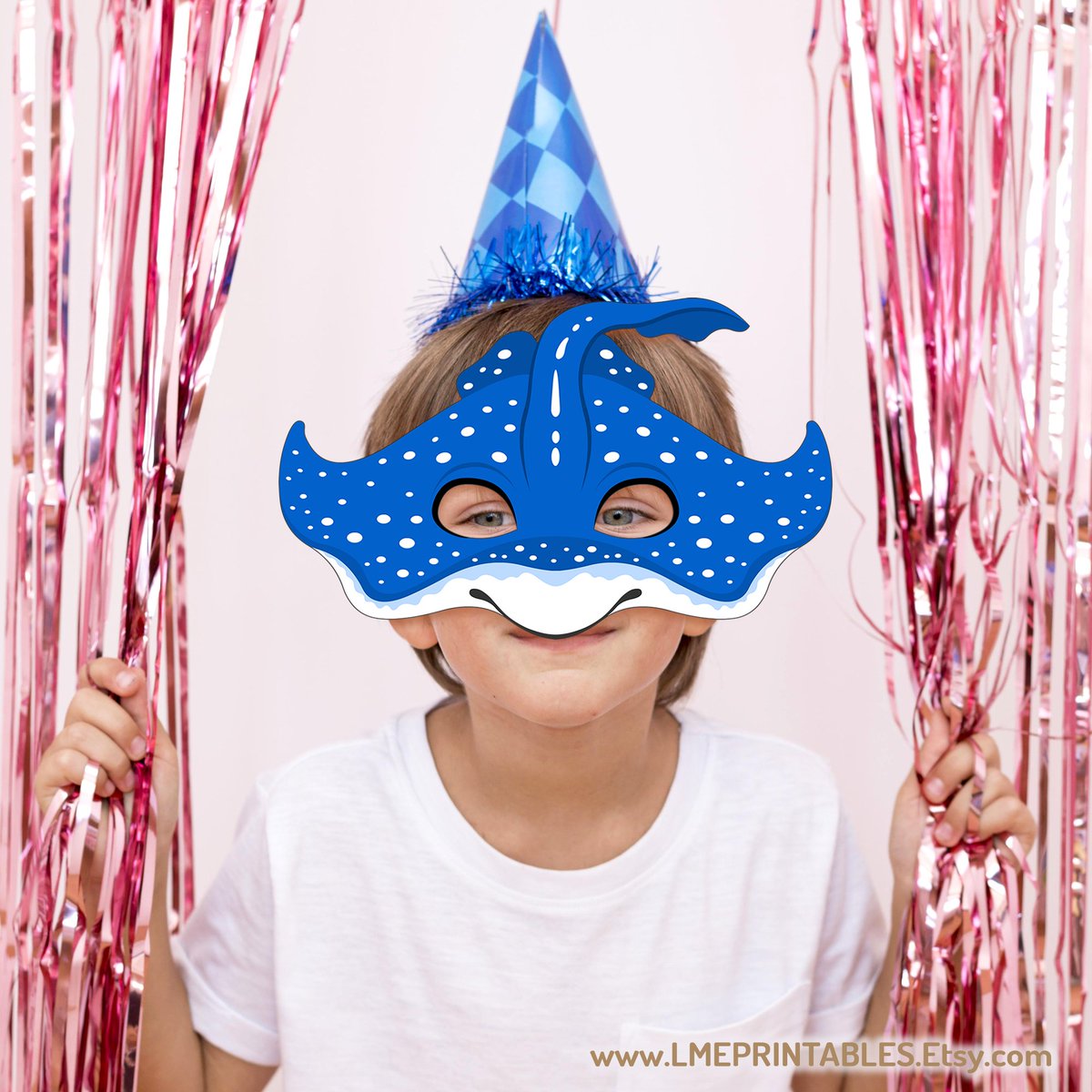lmeprintables's tweet image. Spotted Eagle Ray Mask Printable Fish Animal Halloween Fish Manta Ray Stingray PDF Costume Template Under Sea Birthday Party Ocean Kid Adult etsy.me/4fcjuvD via @Etsy #spottedeagleraymask #fishmask #seanimalmasks #poolparty #australiananimalmasks #christmasforkids #masks