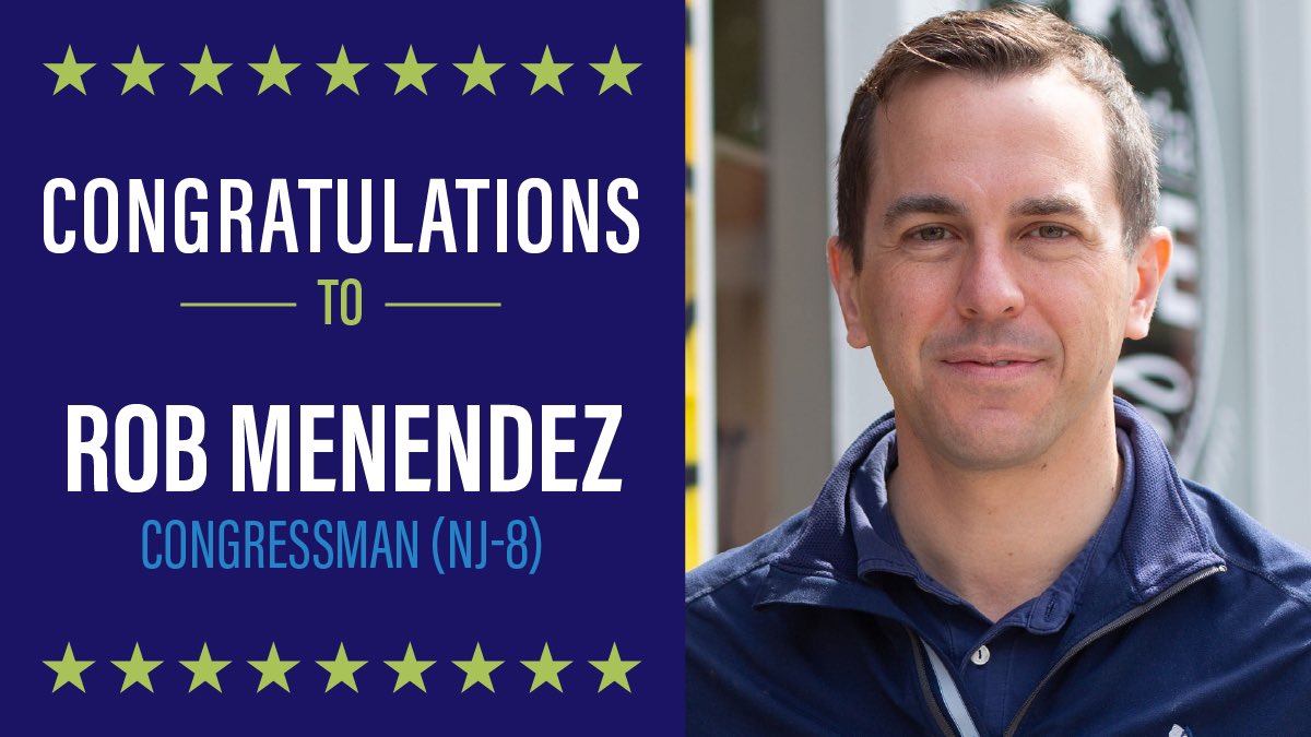 Phil Murphy (@philmurphy) on Twitter photo Congratulations to <a href="/RobMenendez4NJ/">Rob Menendez</a> on winning reelection in #NJ08!
Rob works hard every day for the communities he represents. He's developed a reputation in Congress as a workhorse who shows up everywhere and fights for families across his district Congratulations to <a href="/RobMenendez4NJ/">Rob Menendez</a> on winning reelection in #NJ08!
Rob works hard every day for the communities he represents. He's developed a reputation in Congress as a workhorse who shows up everywhere and fights for families across his district