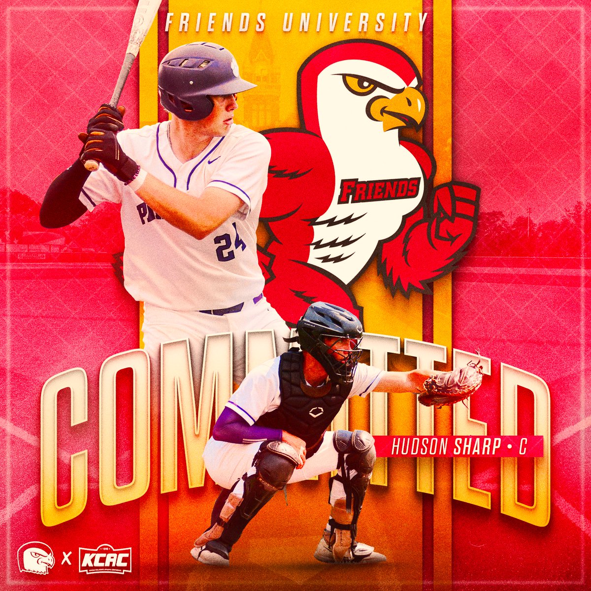 Hudson Sharp (@hudson_sharp14) on Twitter photo I am extremely blessed to announce my commitment to continue my academic and athletic career at Friends University. #DirtyBirds
<a href="/BeceraJason/">Jason Becera</a> <a href="/FriendsFalcons/">𝗙𝗥𝗜𝗘𝗡𝗗𝗦 𝗙𝗔𝗟𝗖𝗢𝗡𝗦</a> <a href="/ClintDunham/">Clint Dunham</a> <a href="/PaschalBaseball/">PaschalBaseball</a> <a href="/d1graphicsco/">D1Graphics</a> <a href="/coachfrady/">Kevin Frady</a> <a href="/znevDDodgers/">Zach Neville</a> I am extremely blessed to announce my commitment to continue my academic and athletic career at Friends University. #DirtyBirds
<a href="/BeceraJason/">Jason Becera</a> <a href="/FriendsFalcons/">𝗙𝗥𝗜𝗘𝗡𝗗𝗦 𝗙𝗔𝗟𝗖𝗢𝗡𝗦</a> <a href="/ClintDunham/">Clint Dunham</a> <a href="/PaschalBaseball/">PaschalBaseball</a> <a href="/d1graphicsco/">D1Graphics</a> <a href="/coachfrady/">Kevin Frady</a> <a href="/znevDDodgers/">Zach Neville</a>