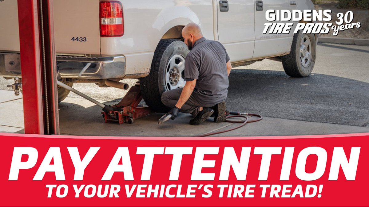 GiddensTirePros's tweet image. Even tire wear is necessary to maintain consistent performance in the vehicle and to extend the overall life of a set of tires! 
#GiddensTirePros #ShopLocal #LocalFirstAZ #CasaGrande #Tires #TirePros #CarCare #AutoRepair