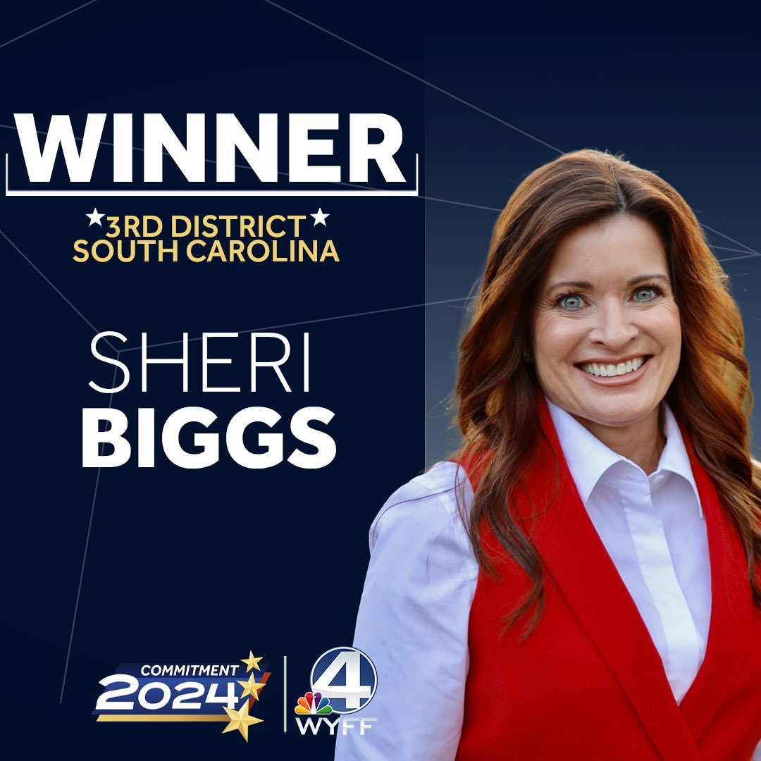 VIEWPAC's tweet image. Congratulations Congresswoman-Elect @VoteSheriBiggs! #SC03 #GOPWomen #VIEWPAC