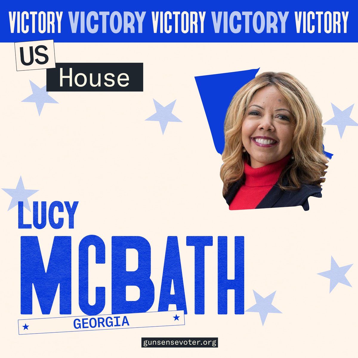 Everytown (@everytown) on Twitter photo Congratulations, Representative @LucyMcBath, on being re-elected! A former <a href="/MomsDemand/">Moms Demand Action</a> volunteer and a gun violence survivor, Rep. McBath ran for office after her son Jordan was shot and killed in 2012. Her unwavering commitment to ending our nation’s gun violence crisis in Congratulations, Representative @LucyMcBath, on being re-elected! A former <a href="/MomsDemand/">Moms Demand Action</a> volunteer and a gun violence survivor, Rep. McBath ran for office after her son Jordan was shot and killed in 2012. Her unwavering commitment to ending our nation’s gun violence crisis in