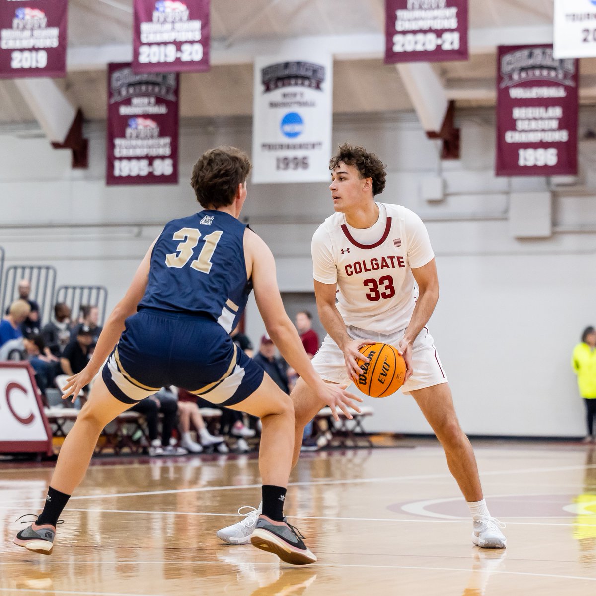 3:22 2nd | Colgate 87, Canton 57

Sam Wright with eight points and a couple of treys! Final media timeout here in Hamilton. 

#GoGate | #Together
