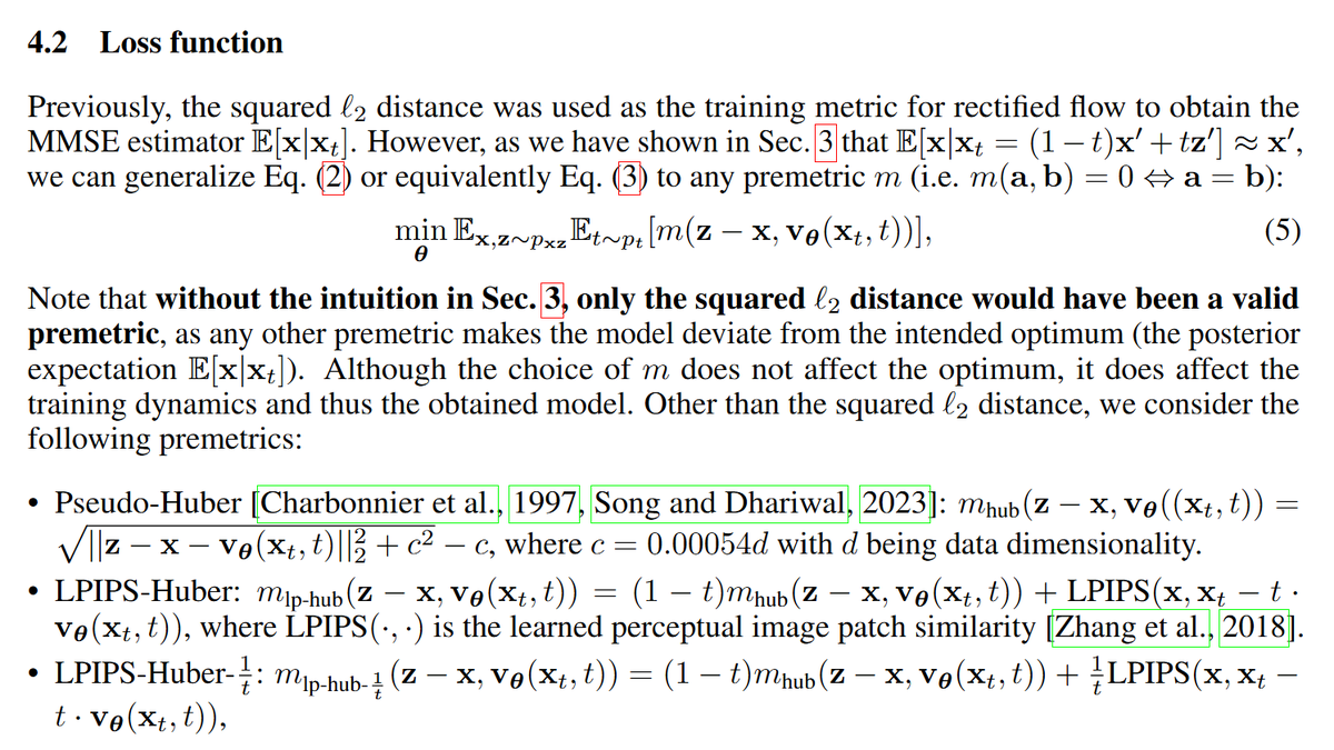 cloneofsimo's tweet image. Diffusion is annoying because for language model at least we got the objective (kinda) sorted out: just use CE.

but its not even close for diffusion models.

What you end up wanting is some mixture of CLIP + FID + (some reasoning /factual benchmarks) (that is vaguely aligned…