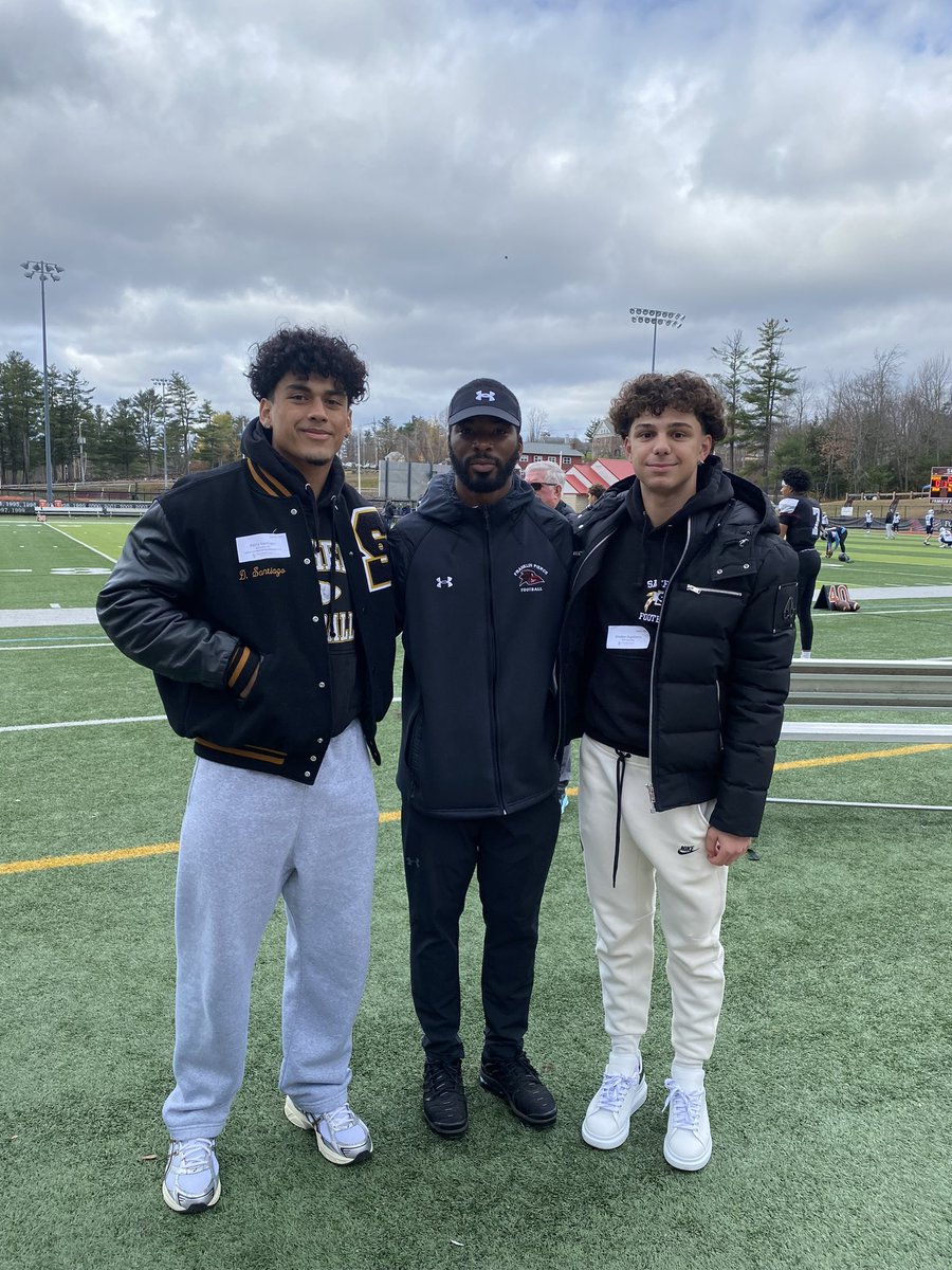 had a great game day visit <a href="/Ravens_FB/">Franklin Pierce Football</a> this past weekend <a href="/CoachJLouisdort/">Coach Jack🇭🇹</a> <a href="/Coach_GAS/">Russell Gaskamp</a> thank you for having me🙌! <a href="/CoachLauri/">Greg Lauri</a> <a href="/sachemnorthFB/">Sachem North Football</a>