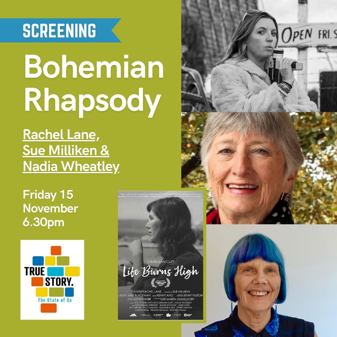 Buy a ticket to the #TrueStoryFestival screening of Charmian Clift documentary LIFE BURNS HIGH for your chance to win Clift's never-before-published novel, THE END OF THE MORNING.

events.humanitix.com/true-story-202…