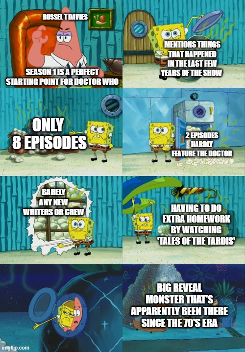 drops in.leaves meme.drops out.
#doctorwho