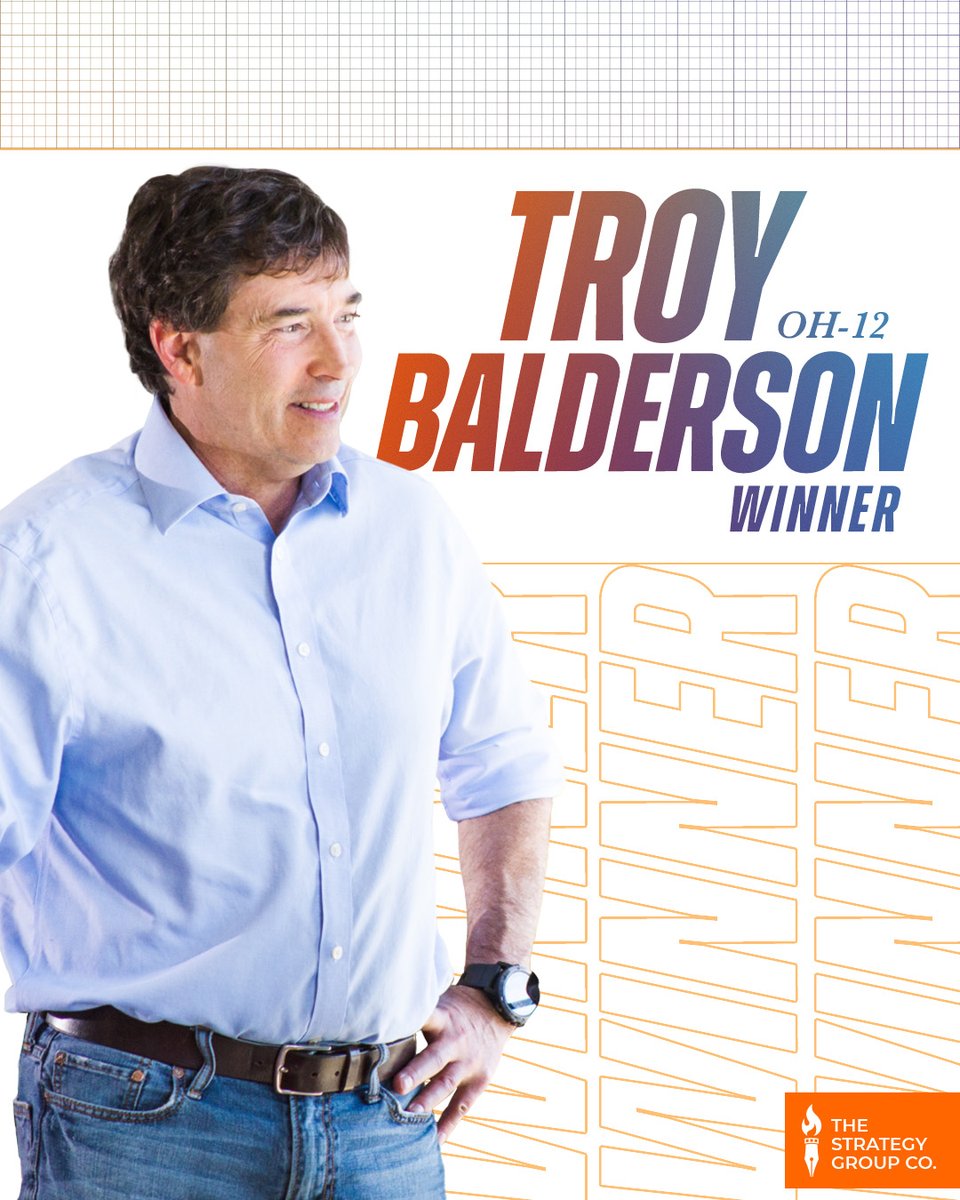 StrategyGroupCo's tweet photo. Congressman @Troy_Balderson wins and will continue to serve Ohioans in Washington! #OH12 https://t.co/sK1H9w88Dp